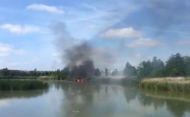 Momenti i rrëzimit të aeroplanit luftarak zviceran në Holandë (Video)