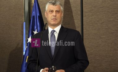 Hashim Thaçi përshëndet marrëveshjen e arritur në Maqedoni (Foto)