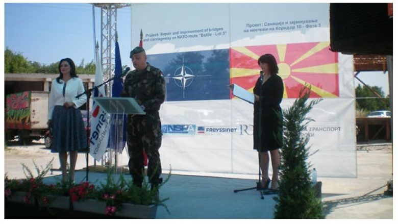U mbajt ceremoni përmbyllëse e punimeve në Korridorin 10 në pjesën e Maqedonisë