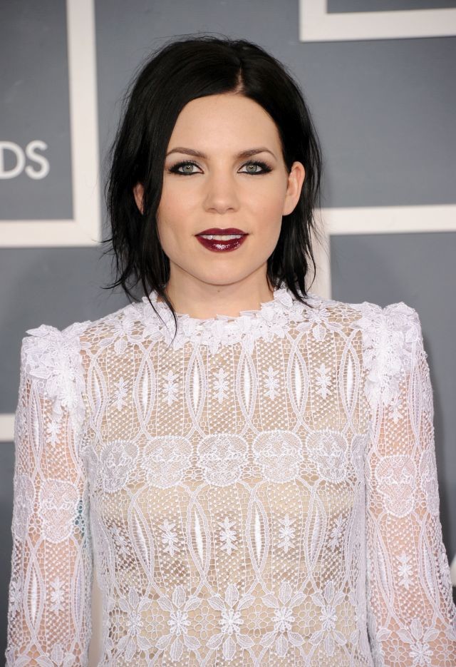 LOS ANGELES, CA - FEBRUARY 12: Singer Skylar Grey arrives at the 54th Annual GRAMMY Awards held at Staples Center on February 12, 2012 in Los Angeles, California. (Photo by Jason Merritt/Getty Images)