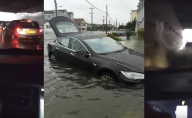 Shoferi i Tesla zbulon pa dashje se Model S mund të lundrojë (Video)