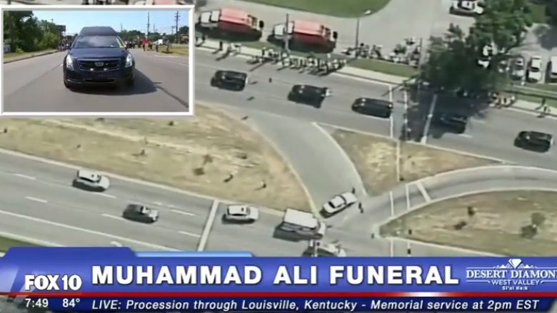 LIVE – Fillon ceremonia e varrimit të Muhammad Alis (Video)