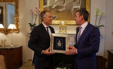 Veseli: Tony Blair, sjell emocione të rralla në takim