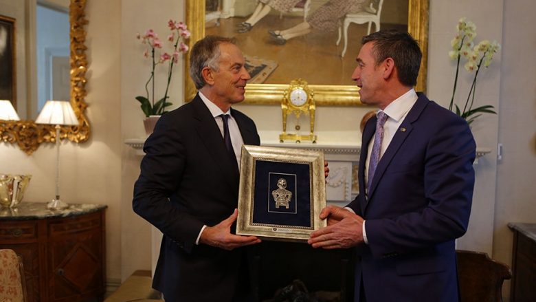 Veseli: Tony Blair, sjell emocione të rralla në takim