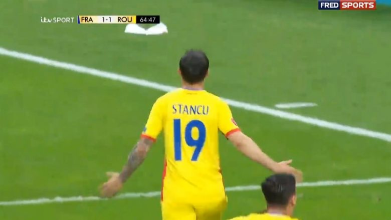 Penalti për Rumaninë, Stancu shënon (Video)