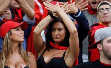 Bukuroshja shqiptare që bëri bujë në ‘Euro 2016’, flet për të dashurin futbollist
