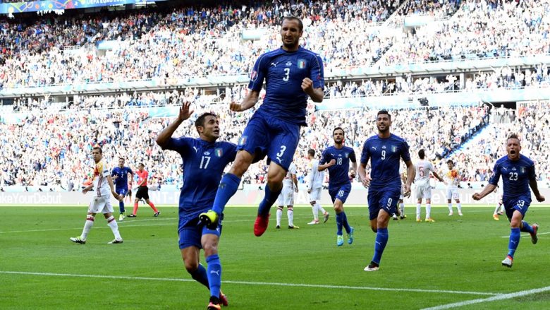 Çarten bastoret, Italia gjithnjë e më favorite për ta fituar Euro 2016