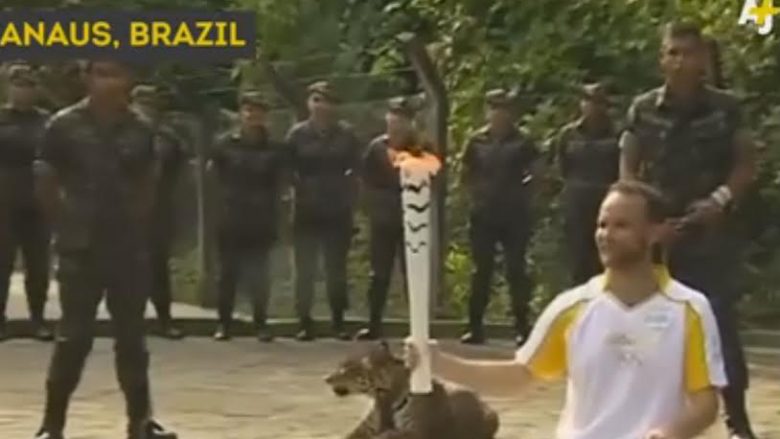 Vritet jaguari që u shfrytëzua për ceremoninë e bartjes së stafetës (Video)