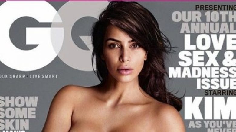 Kim Kardashian nuk ndalet, lakuriq në ballinën e revistës amerikane (Foto)
