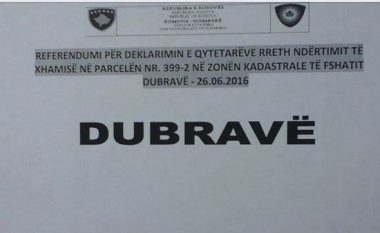 Në Referendumin e Dubravës nuk u respektua Kushteuta, Ligji për Vetëqeverisje e as Statuti i komunës