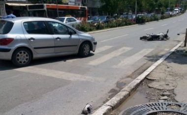 Aksident i rëndë në Prishtinë, lëndohet rëndë motoçiklisti (Foto)