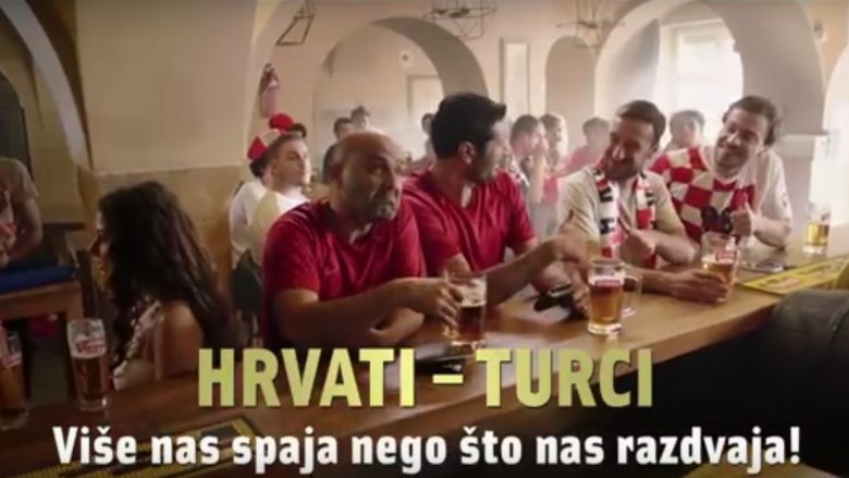 Reklamë e mirë, në prag të ndeshjes Turqi-Kroaci: Sa mirë kroatët flasin turqisht, sa mirë turqit flasin kroatisht! (Video)