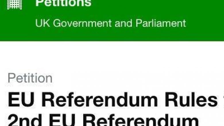 Britanikët “e pa kënaqur” kërkojnë një referendum të dytë!