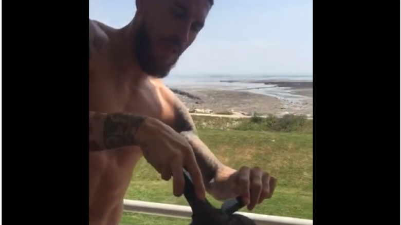 Sergio Ramos, ky frizer i fortë (Video)