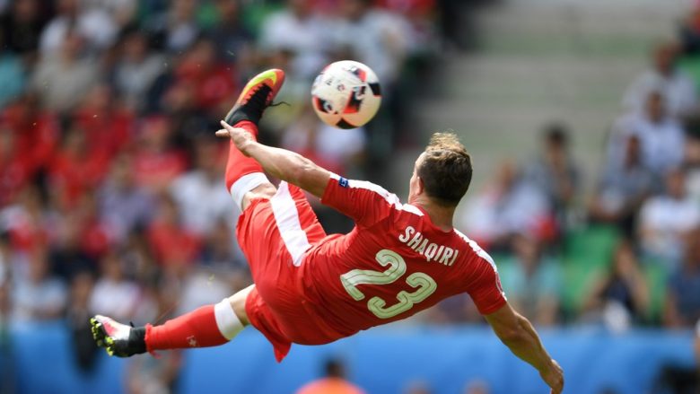 Shaqiri shënon golin e karrierës, padyshim më i miri në Euro 2016 (Video)