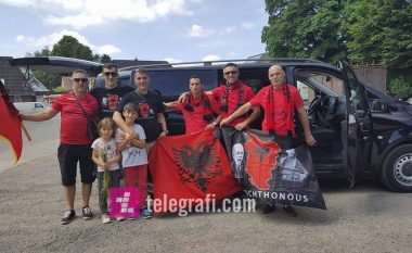 Tifozët shqiptarë nisen masovikisht në Francë në përkrahje të kombëtares (Foto)