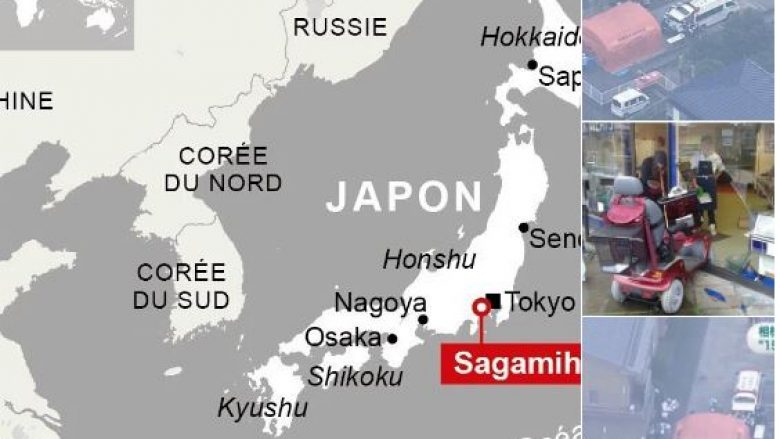 Horror në Japoni: Burri vret me thikë 19 persona dhe 45 tjerë plagosë rëndë (Foto/Video)