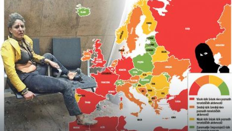 Këto janë vendet më të rrezikuara nga terrorizmi në Evropë, mësoni në cilin vend gjendet Shqipëria (Foto)