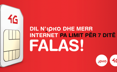 Internet falas për të gjithë përdoruesit e rinj të IPKO-së