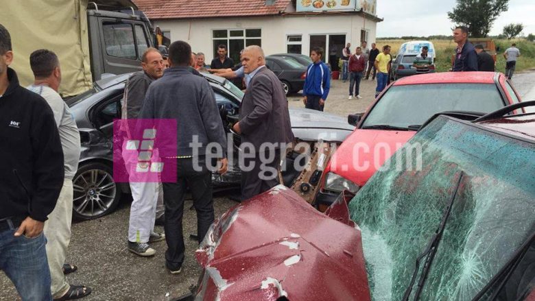 Aksident i rëndë në Rixhevë të Klinës, katër të lënduar (Foto)