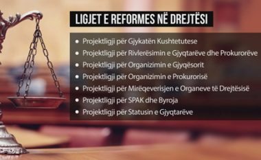 Reforma, pas Kushtetutës do diskutohen 7 ligjet për drejtësinë