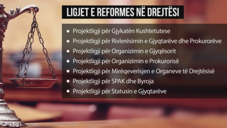 Reforma, pas Kushtetutës do diskutohen 7 ligjet për drejtësinë