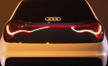 Audi, me sistem të mahnitshëm ndriçimi (Video)