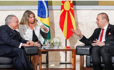 Ambasadori Bocevski ia dorëzoi letrat akredituese presidentit brazilian Temer
