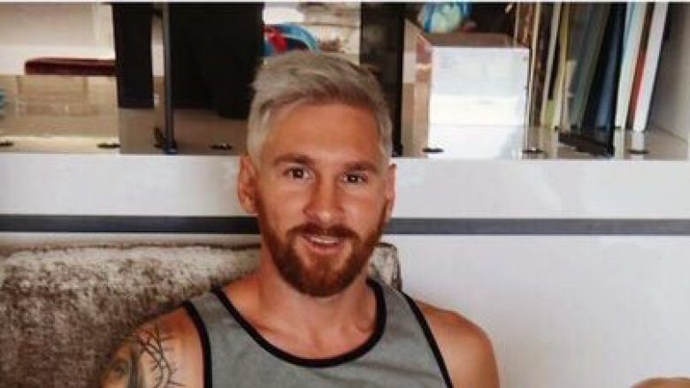 Messi ndjekë trendin, ndryshon ngjyrën e flokëve (Foto)