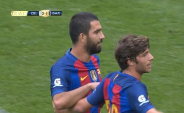 Nuk vonon Barca, gol i bukur nga Turan (Video)