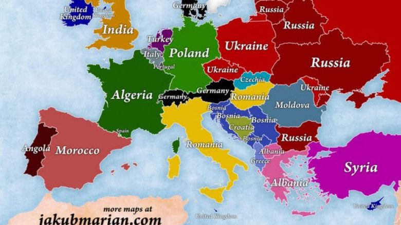 Migrimi në Evropë i sqaruar në katër harta (Foto)