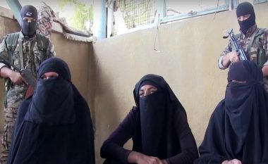 Xhihadistët e ISIS-it dorëzohen, kapen duke ikur nga qytetit të veshur si femra (Video)