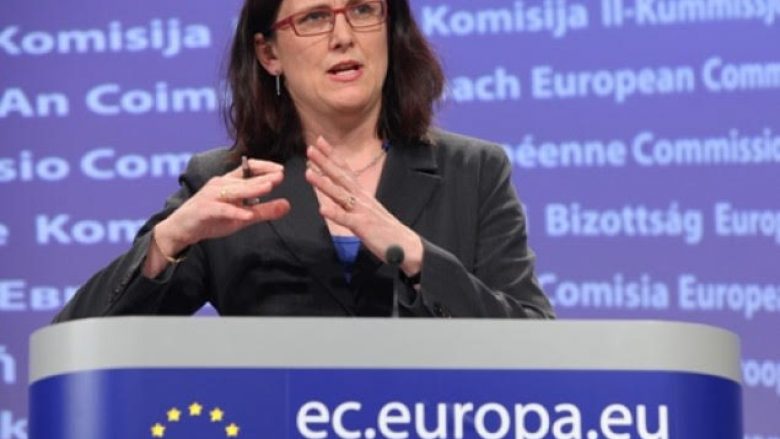 Malmstrom: Asnjë negociatë për biznes me Britaninë, derisa të shkëputet plotësisht nga BE