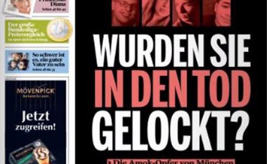 Ballinat e gazetave të Gjermanisë, një ditë pas terrorit në Munih (Foto)