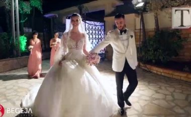 Momente prej dasmës së vajzës së Bamir Topit (Video)