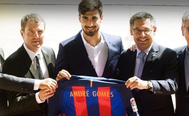 Andre Gomes prezantohet te Barcelona (Video)