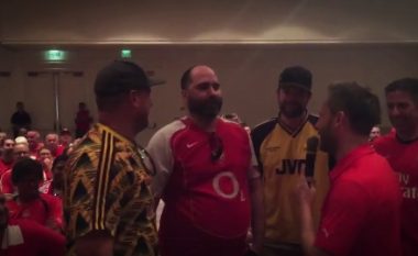 Tifozët e Arsenalit i kushtojnë këngë Xhakës (Video)