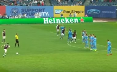 Gashi shënon gol të bukur nga gjuajta e lirë (Video)