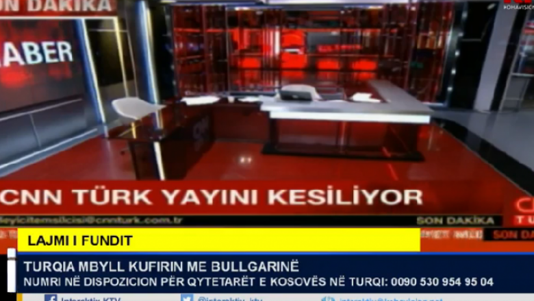 Merren pengje në Hürriyet, Ushtria merr nën kontroll CNN Turk