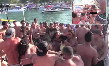 Dajak në festën e fëmijëve të pasur, as femrat nuk qëndrojnë indiferente (Video)