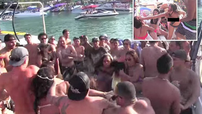 Dajak në festën e fëmijëve të pasur, as femrat nuk qëndrojnë indiferente (Video)