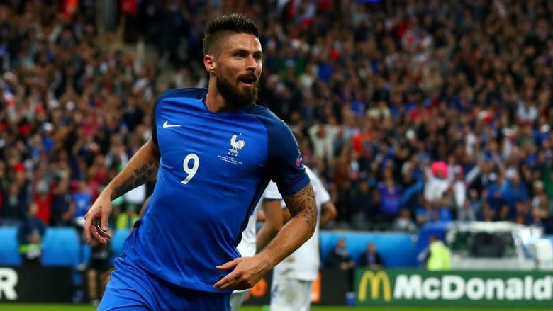 Giroud kalon Francën në epërsi (Video)