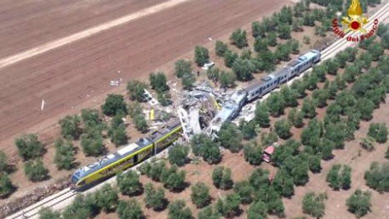 Përplasja e dy trenave në Itali, numri i të vdekurve arrin në 20 (Video)