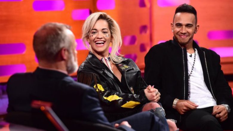 Rita Ora dhe Lewis Hamilton të pandarë edhe në Londër (Foto)