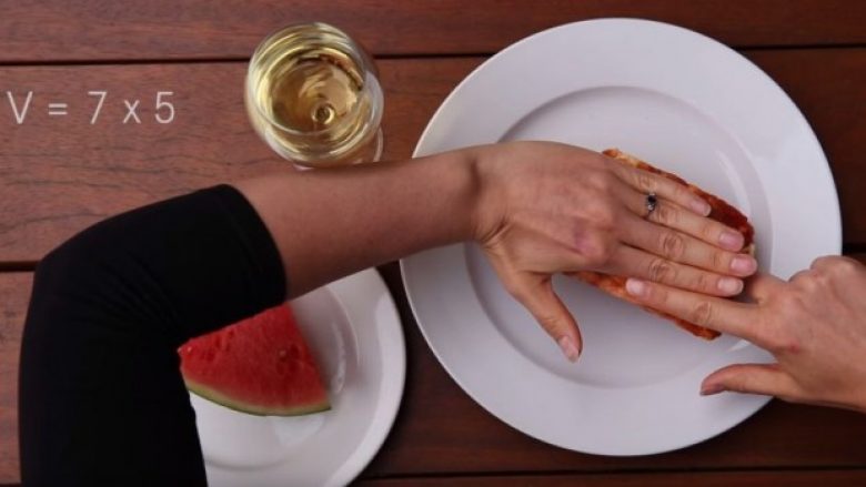 Vetëm mbështetni gishtat: Metodë gjeniale që të masni sa ushqim duhet të hani, por të mos shtoni peshë (Video)