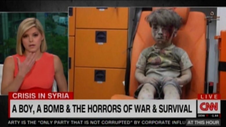 Lajmi i pesëvjeçarit sirian, përlot gazetaren e CNN gjatë transmetimit live (Video)