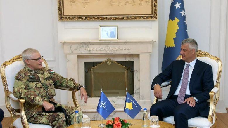 Thaçi: Prezenca e NATO-s në Kosovë, garanci për stabilitetin dhe paqen në rajon