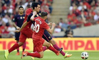 Dy gola të shpejt nga Liverpooli ndaj Barcës (Video)