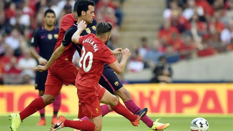 Dy gola të shpejt nga Liverpooli ndaj Barcës (Video)