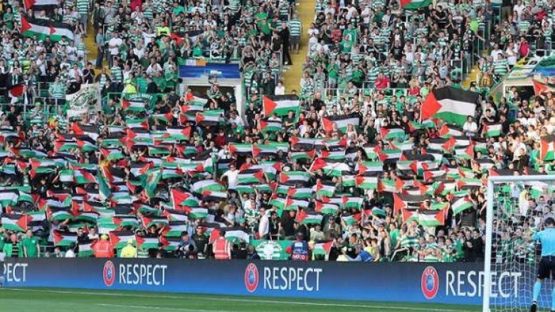 Tifozët e Celtic mbledhin para për Palestinën